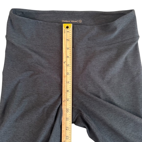 Outdoor Voices XL Gradient Tri Color Charcoal Navy Graphite Women's 7/8 Leggings - Picture 8 of 9